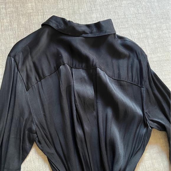 Treasure & Bond Satin Midi Dress - Picture 7 of 7